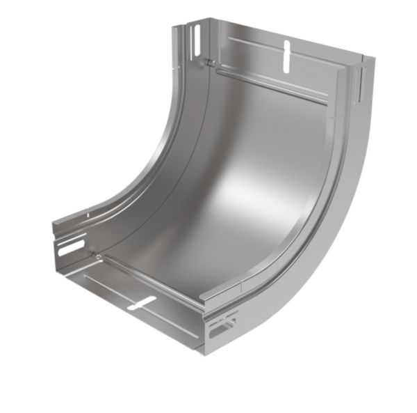 Changement de plan concave avec fond plein pour chemins de câbles tôle P31 M/F - hauteur 50mm et largeur 200mm - finition Inox 316L