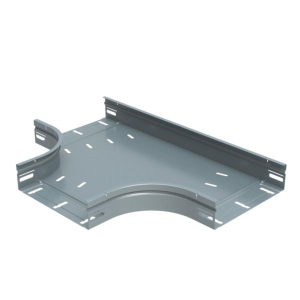 Té avec fond perforé pour chemins de câbles tôle P31 M/F - hauteur 50mm et largeur 300mm - finition GS