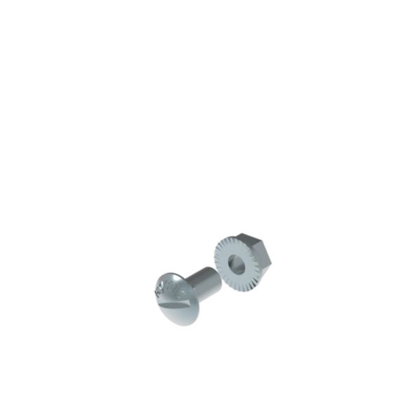 Sac de 200 pièces - Visserie P31 - BTRCC 6x12- finition Zinc Alu (Haute Résistance)