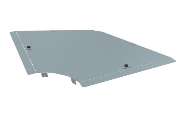 Couvercle pour coude 90 degrés pour chemins de câbles tôle P31 M/F - largeur 500mm - finition ZnMg - Page 21