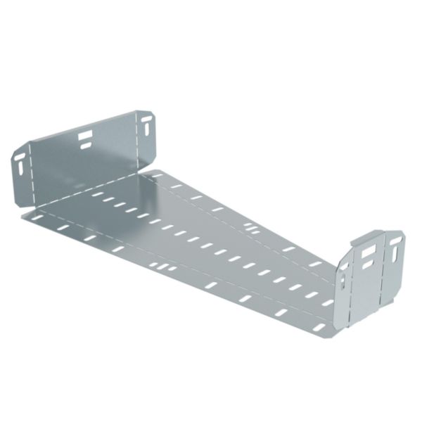 Coude 15 degrés avec fond plein pour chemins de câbles tôle P31 M/F - hauteur 100mm et largeur 500mm - finition GS