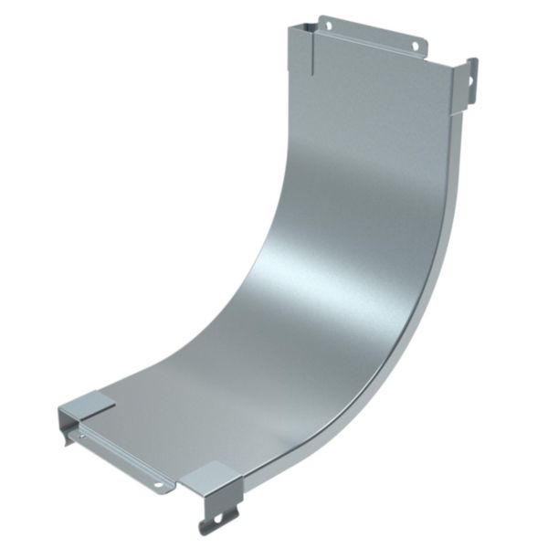 Couvercle pour changement de plan concave pour chemins de câbles tôle P31 M/F - largeur 150mm - finition Inox 316L