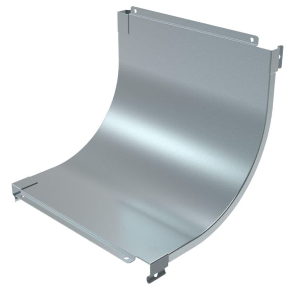 Couvercle pour changement de plan concave pour chemins de câbles tôle P31 M/F - largeur 200mm - finition Inox 316L