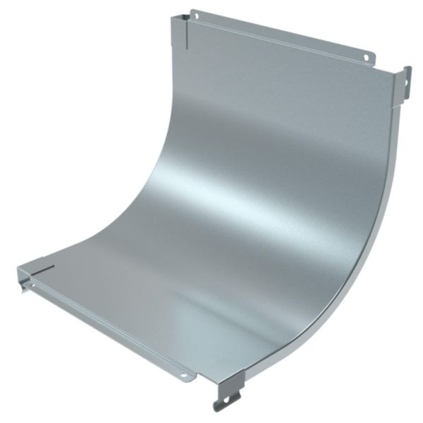 Couvercle pour changement de plan concave pour chemins de câbles tôle P31 M/F - largeur 300mm - finition Inox 316L