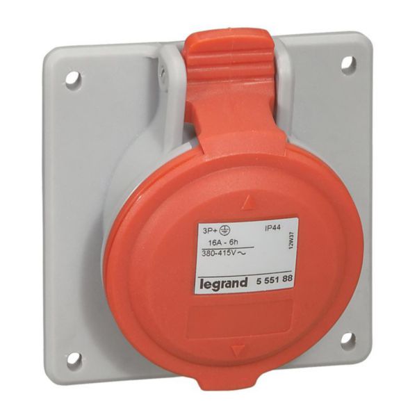 Prise à entraxes unifiés fixe P17 IP44 16A - 380V~ à 415V~ - 3P+N+T - Page 6