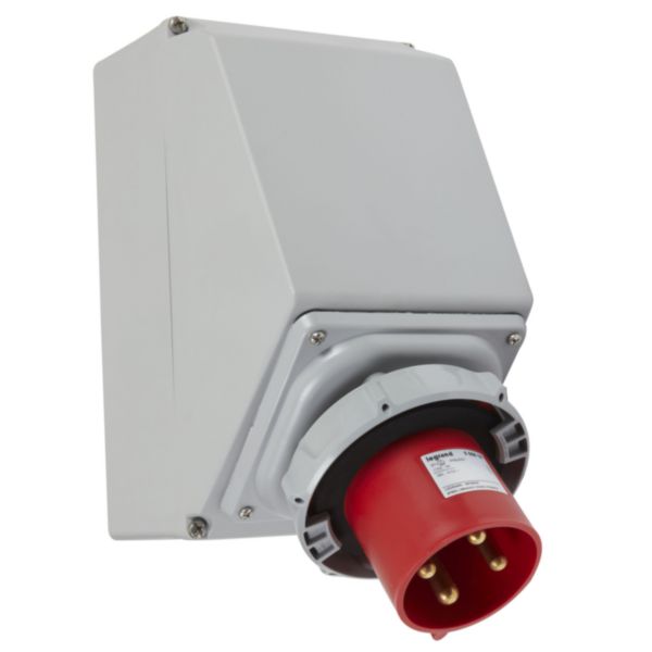Fiche inclinée P17 IP66/67 125A - 380V~ à 415V~ - 3P+T