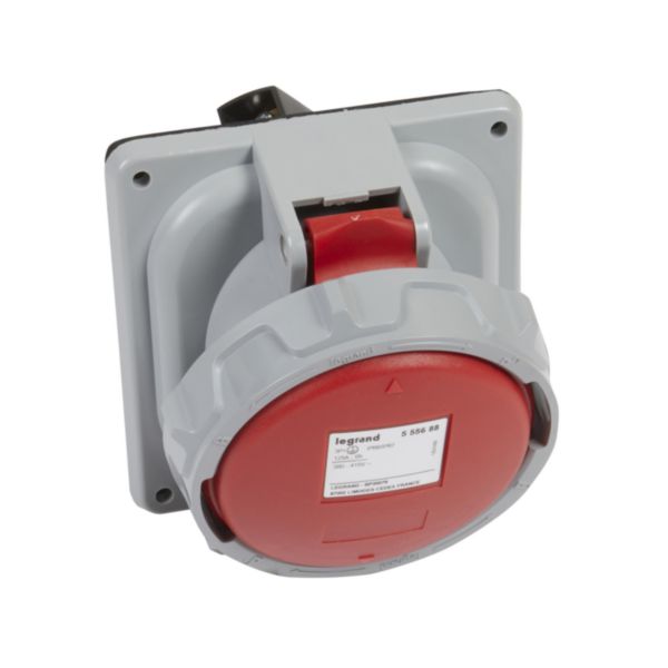 Prise fixe P17 IP66/67 125A - 380V~ à 415V~ - 3P+T