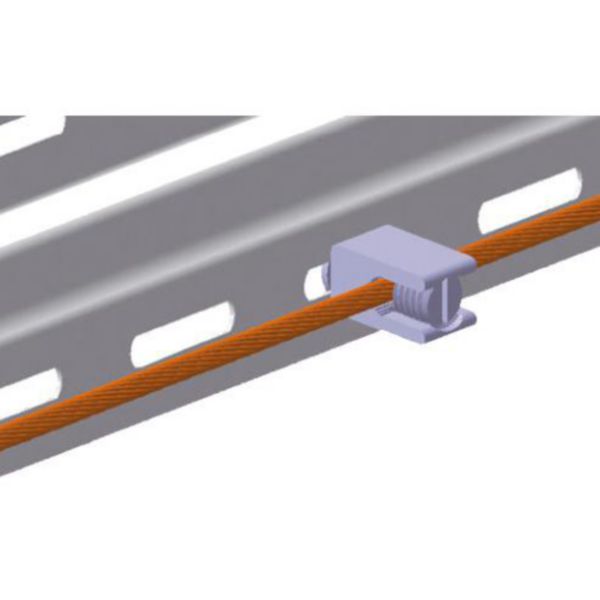 Connecteur équipotentiel BAT35 pour chemins de câbles tôle P31 TB , TP et HBM finitions GS et GC - finition Aluminium