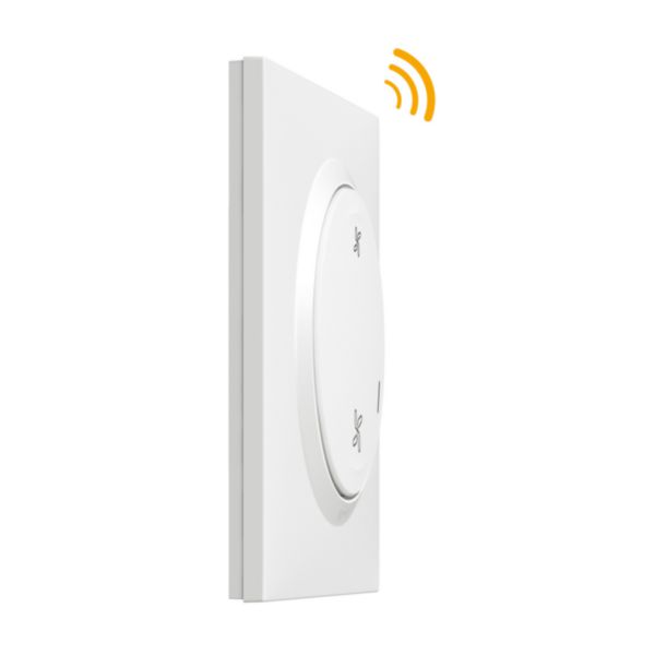 Interrupteur sans fils pour VMC pour installation connectée dooxie with Netatmo avec plaque blanche