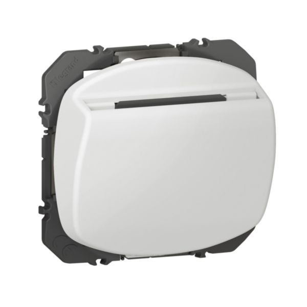 Interrupteur à badge dooxie 10AX 250V~ finition blanc
