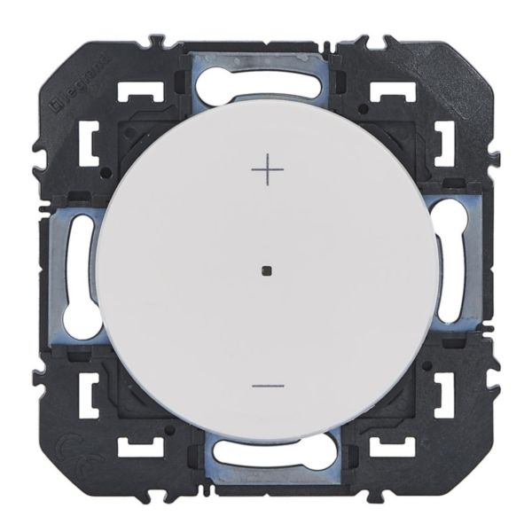 Interrupteur variateur dooxie universel 3 fils avec neutre 150W LED finition blanc