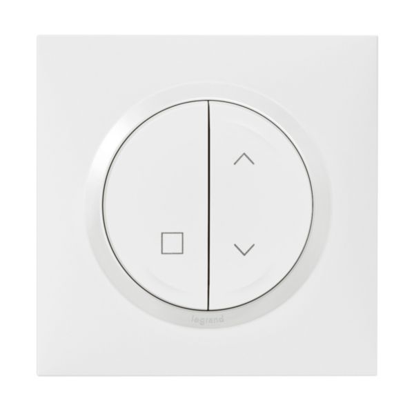 Commande sans fils, sans pile Self-e dooxie with Netatmo pour volets roulants connectés - blanc