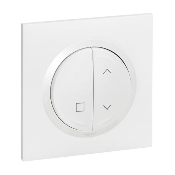 Commande sans fils, sans pile Self-e dooxie with Netatmo pour volets roulants connectés - blanc