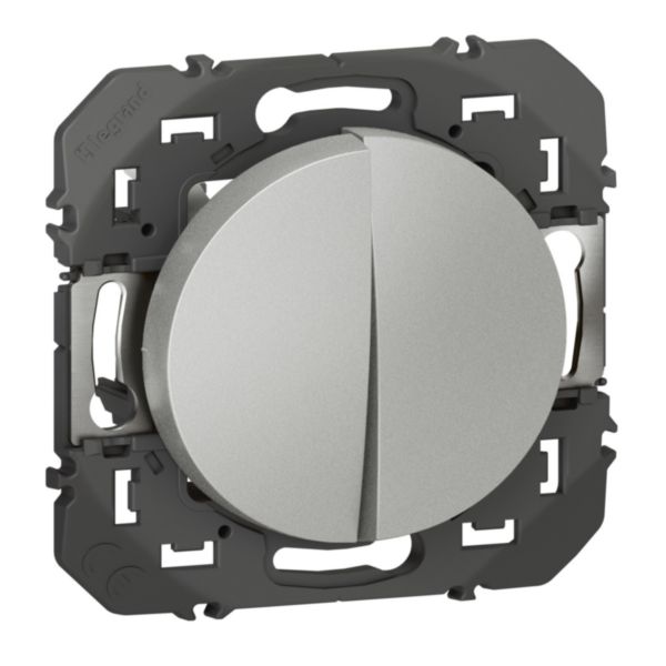 Double interrupteur ou va-et-vient dooxie 10AX 250V~ finition alu - Page 2