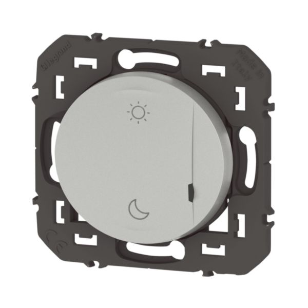 Commande sans fils 2 scénarios Lever/Coucher pour installation connectée dooxie with Netatmo - alu sans plaque