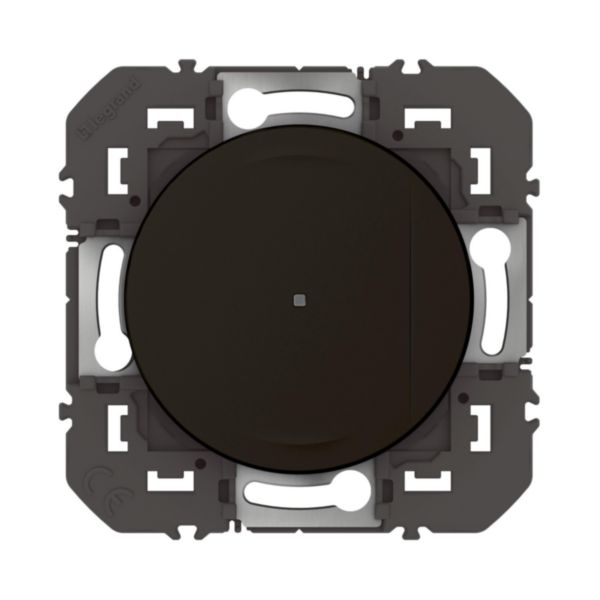 Interrupteur filaire connecté avec neutre avec option variateur dooxie with Netatmo 5W à 125W LED - noir sans plaque