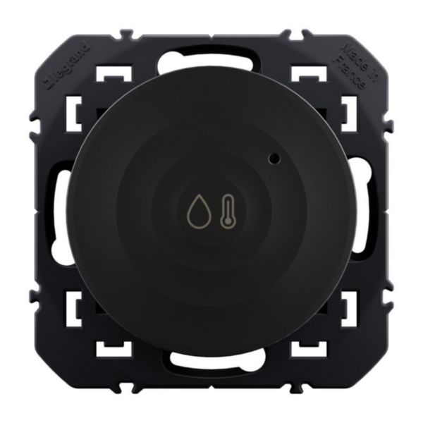 Capteur température et humidité intérieur connecté dooxie noir