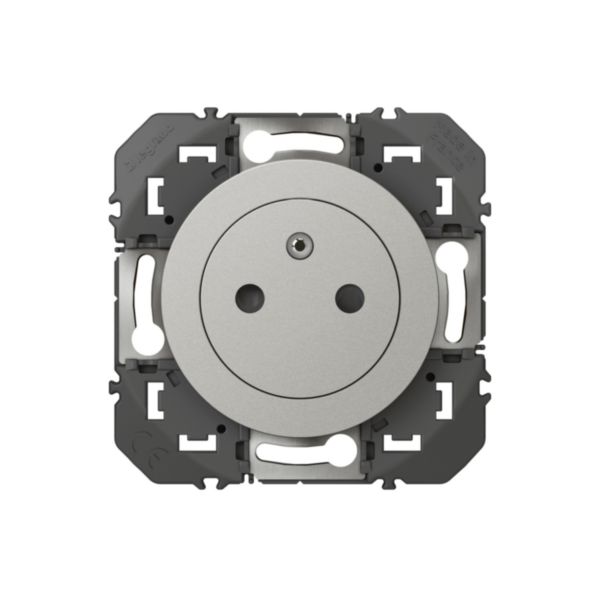 Prise de courant 2P+T Surface dooxie 16A finition alu