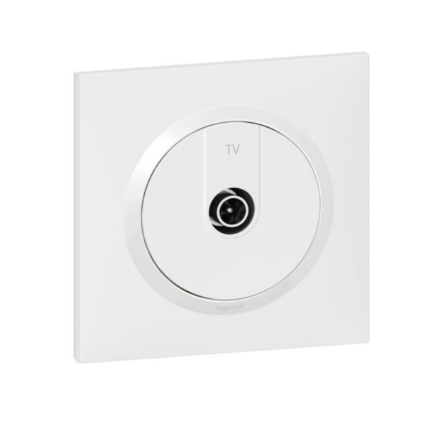 Prise TV étoile blindée dooxie one livrée avec plaque carrée blanche et griffes - Page 5