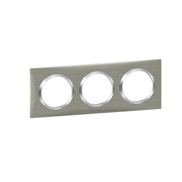 Plaque carrée dooxie 3 postes finition effet inox brossé avec bague effet chrome - Page 6