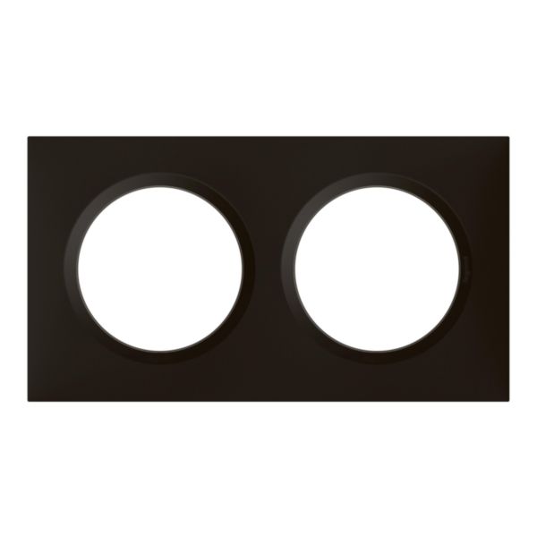 Plaque carrée dooxie 2 postes finition noir effet velours: th_LG-600892-WEB-F.jpg