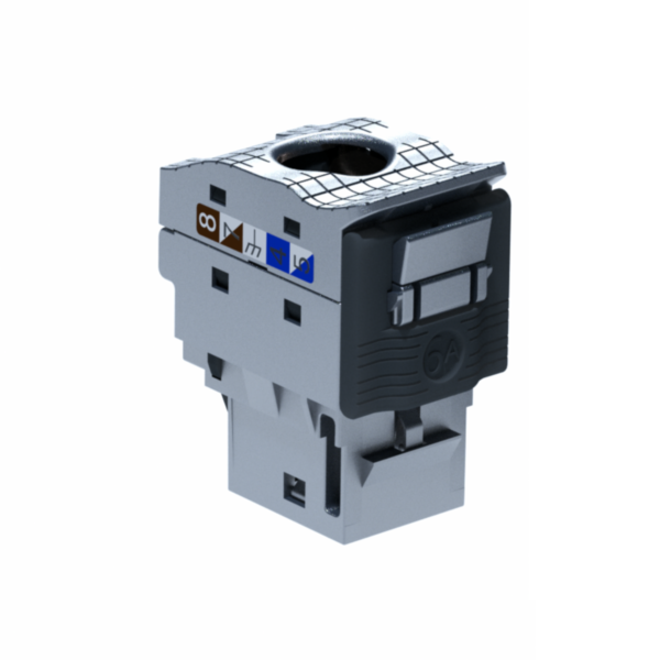 Connecteur RJ45 Cat.6A STP Linkeo C anthracite