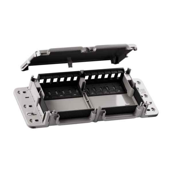 Boîte de zone 12 ports à équiper avec des connecteurs RJ 45 Linkeo C