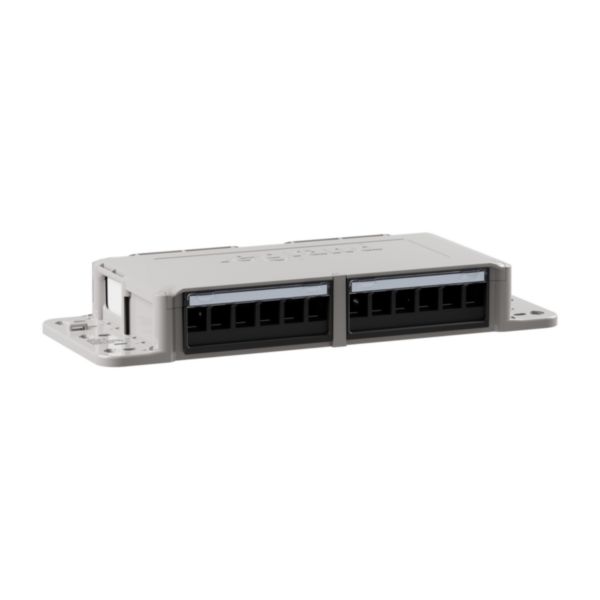 Boîte de zone 12 ports à équiper avec des connecteurs RJ 45 Linkeo C