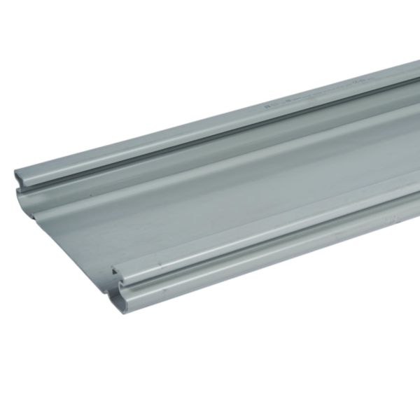 Chemin de câbles PVC non perforé Isi Plast - hauteur 50mm, largeur 300mm et longueur 3m - finition gris RAL7030