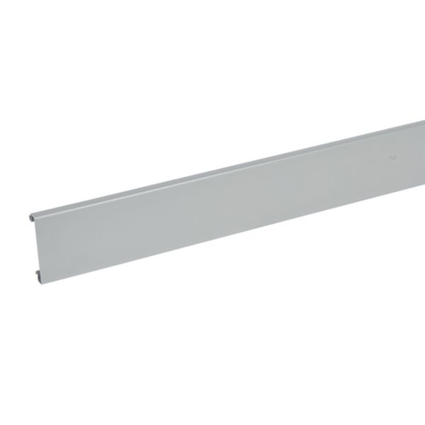 Couvercle pour chemins de câbles PVC Isi Plast largeur 75mm et longueur 3m - finition gris RAL7030