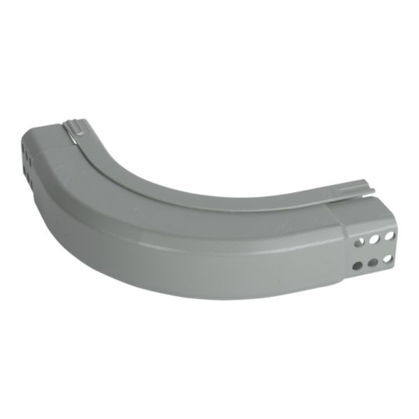 Coude ascendant à 90 degrés PVC Isi Plast avec couvercle - hauteur 75mm et largeur 75mm - finition gris RAL7030 - Page 3