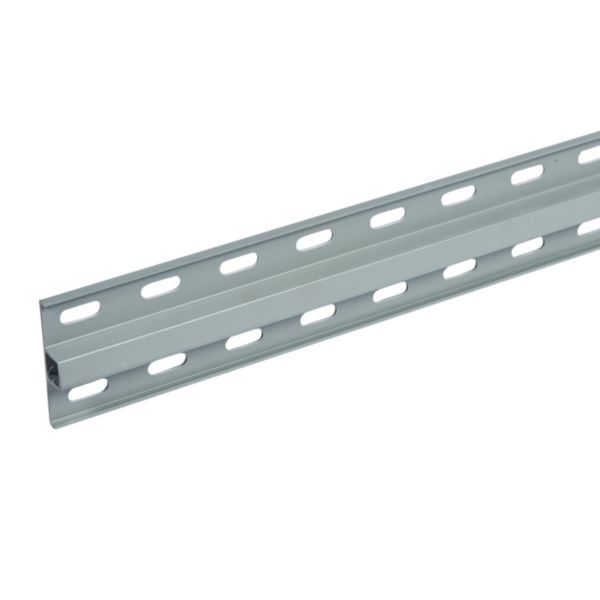 Télé rail Isi Plast - hauteur 80mm, largeur 19,6mm et longueur 2m - finition PVC gris RAL7030