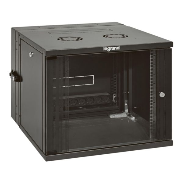 Coffret pivotant 19pouces livré monté Linkeo capacité 9U - 492x600x610mm - Page 7