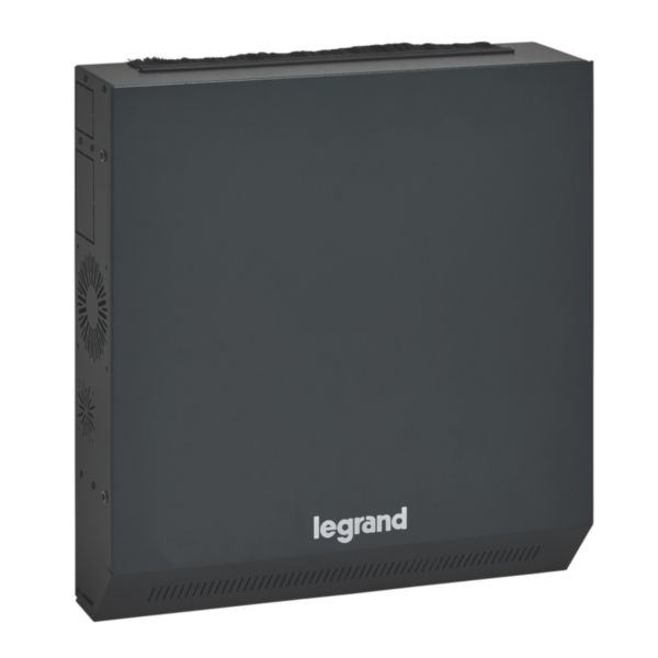 Coffret vertical Linkeo 19pouces pour applications tertiaire de proximité 3U+1U 569x538x158mm livré monté IP20 IK08