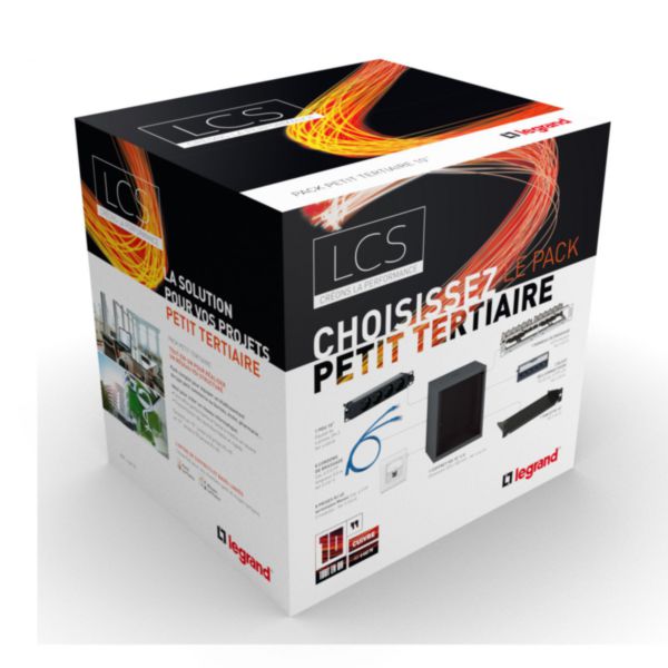 Pack tertiaire de proximité 10pouces pour installation jusqu'à 8 prises RJ45