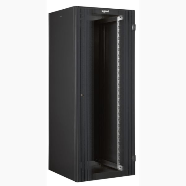 Baie 19pouces à porte avant simple livrée à plat Linkeo capacité 47U - 2248x800x800mm - RAL7016