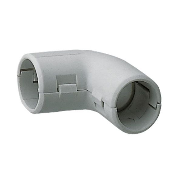 Coude équerre 90° IP40 - Ø16mm - gris RAL7035