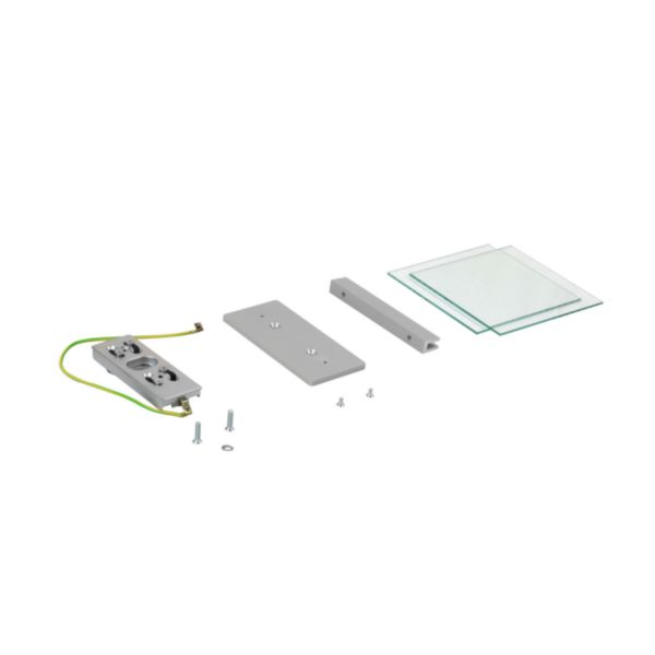 Support signalétique 150x150mm pour colonnes et colonnes mobiles à clippage direct