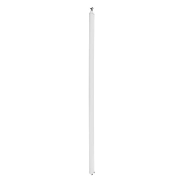 Colonne universelle 1 compartiment hauteur 2,67m couvercle et corps en alu - blanc RAL9003