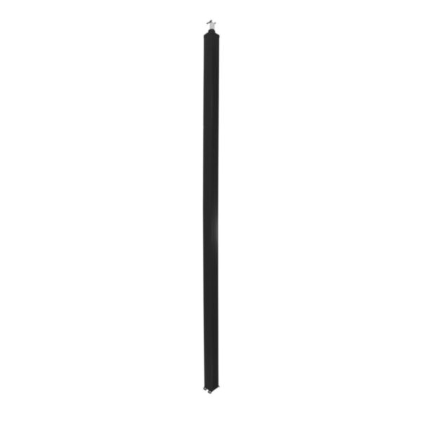 Colonne universelle 2 compartiments hauteur 3,92m couvercle et corps en alu - noir RAL9017