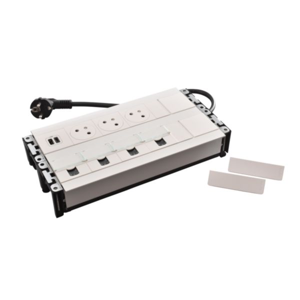 Incara Multilink version vertical pour mur équipé de 3 prises 2P+T , 1 chargeur USB Type-A+Type-C , 4 prises RJ45 -blanc - Page 8
