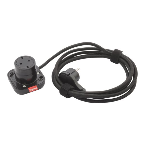 Incara Electr'On équipé de 1 prise Schuko cordon tissé 2,5m avec fiche - noir - Page 5