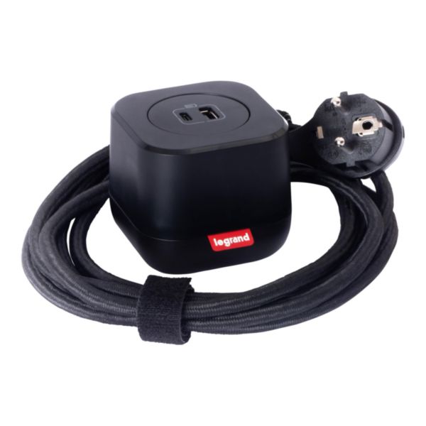 Incara Electr'On kit chargeur USB Type-A + Type-C mobile complet - 1 poste finition noir - Page 8