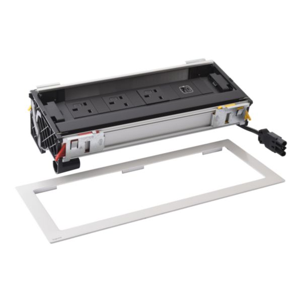 Incara Flip'Up équipé de 3 prises BS, 1 prise chargeur USB A+C 15W et un cordon de 0,5m Wieland - métal - Page 6