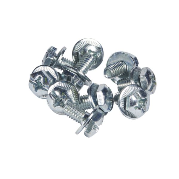 Lot de 100 vis M6x10 pour maintenance de coffrets et armoires XL³ métal