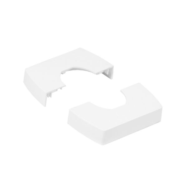 Chapeau compatible perche pour colonnette 4 compartiments largeur 45mm ou 2 compartiments largeur 80mm - blanc