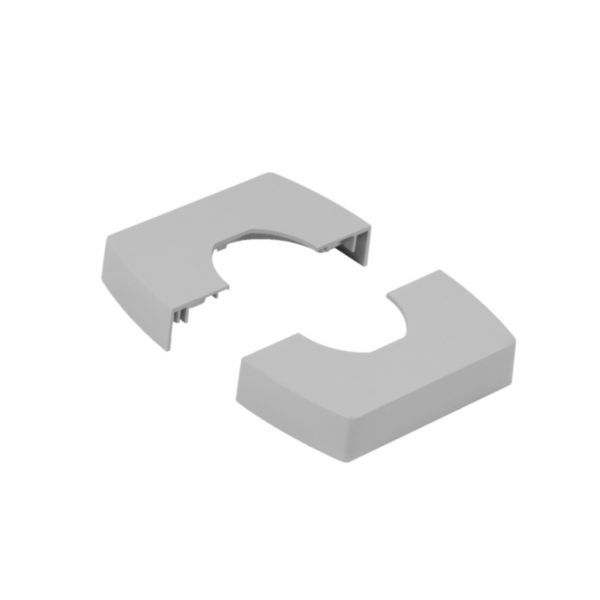 Chapeau compatible perche pour colonnette 4 compartiments largeur 45mm ou 2 compartiments largeur 80mm - gris