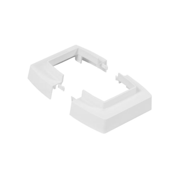 Socle ou cache plafond pour colonne ou colonnette 1 compartiment largeur 45mm - blanc