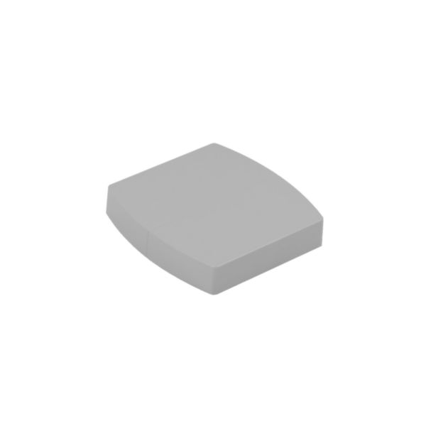 Chapeau pour colonnette 4 compartiments couvercle largeur 45mm ou 2 compartiments couvercle largeur 80mm - gris