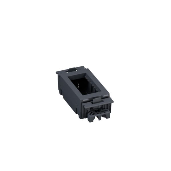 Support boîte de sol pour appareillage horizontaux 4 modules + isolateur